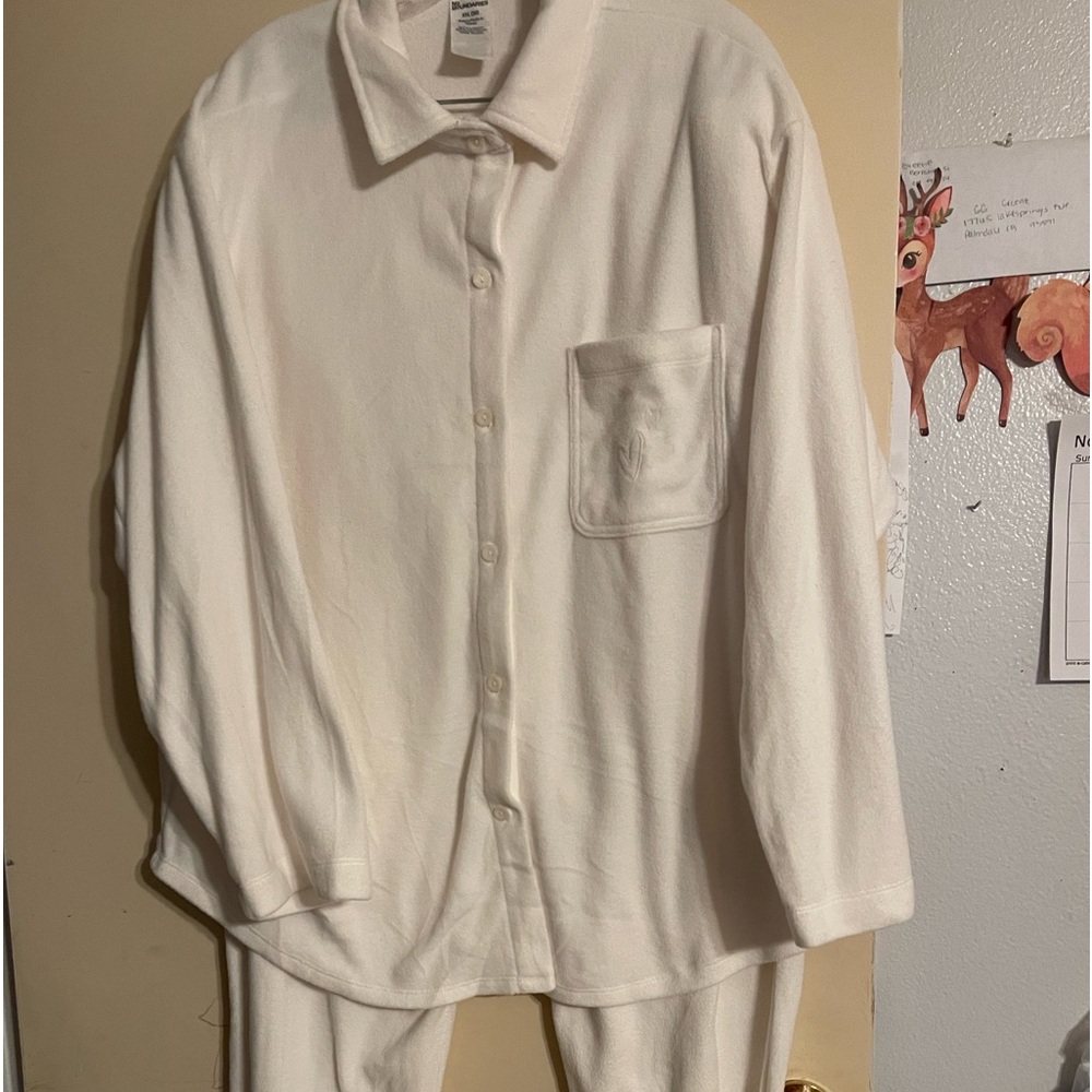 Two piece light weight fleece pants and top